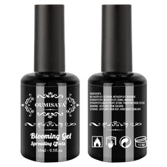 Clear Blooming Gel Nail Polish for Spreading Effect Nail Art Design