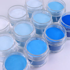 Acrylic Nail Dip Powder Blue Colors