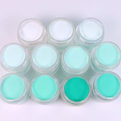 Acrylic Nail Dip Powder Green Colors