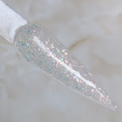 Holographic Glitter Nail Clear Dip Powder Top Coat